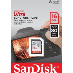 Atminties kortelė SanDisk SDHC 16 GB C10