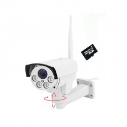4G IP PTZ x10 optinio artinimo kamera (su SIM kortelės jungtimi)
