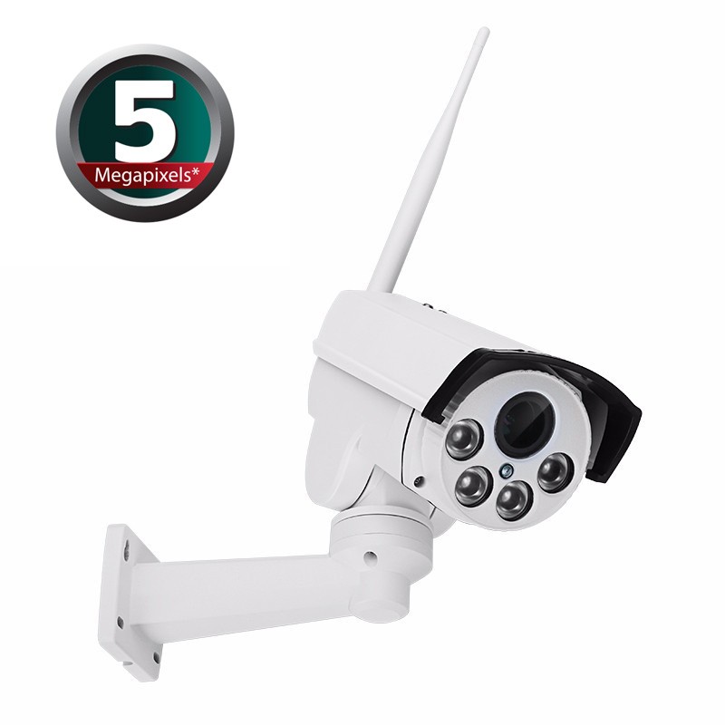 5MP 4G IP PTZ x5 optinio artinimo kamera (su SIM kortelės jungtimi)