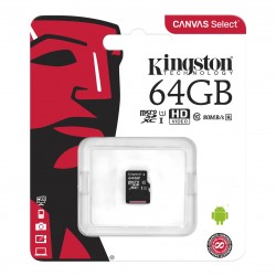 Atminties kortelė Kingston Ultra microSDHC 64 GB C10